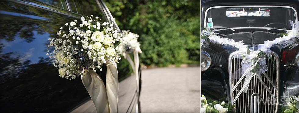 Autoschmuck Hochzeitsauto Dekoration