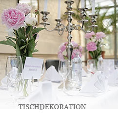 Hochzeit Tischdekoration